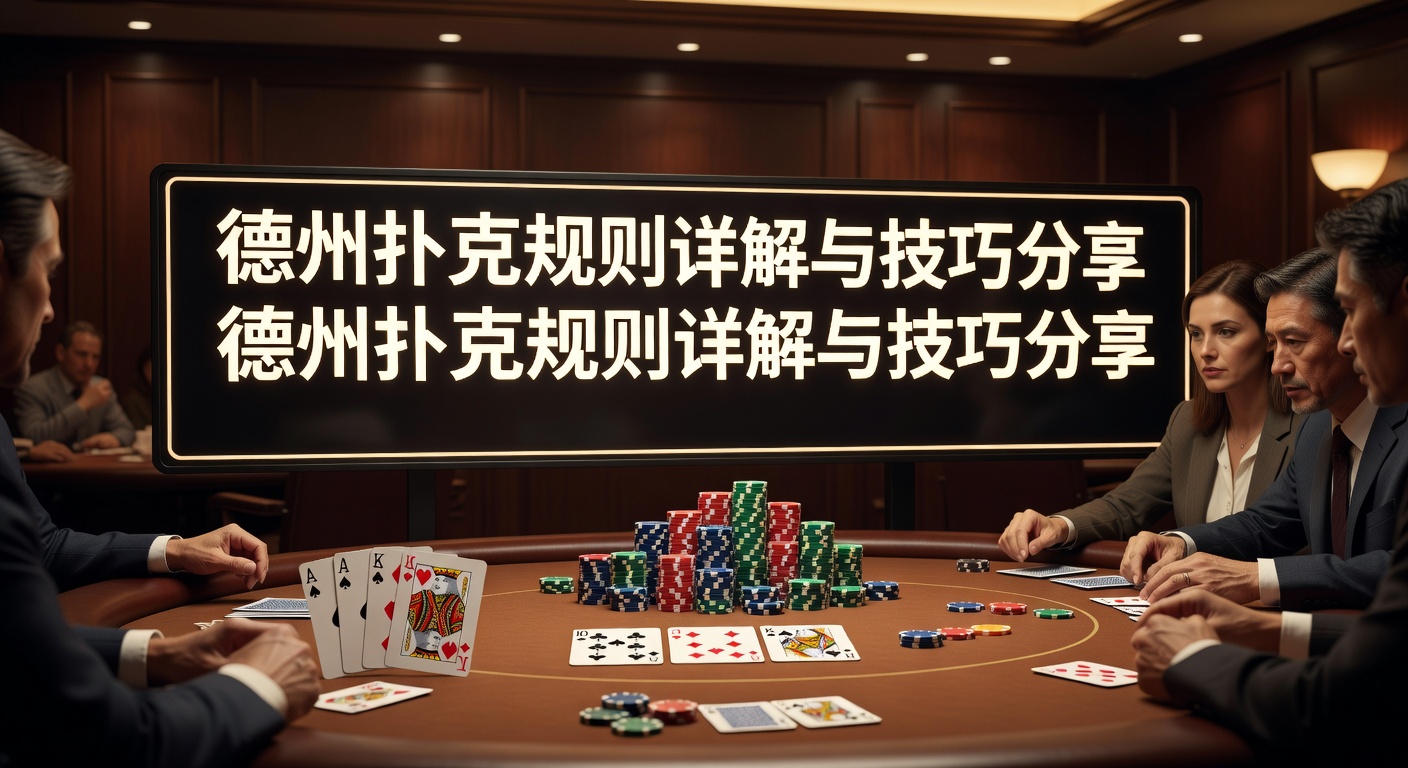 德州扑克规则详解技巧 新手必看指南