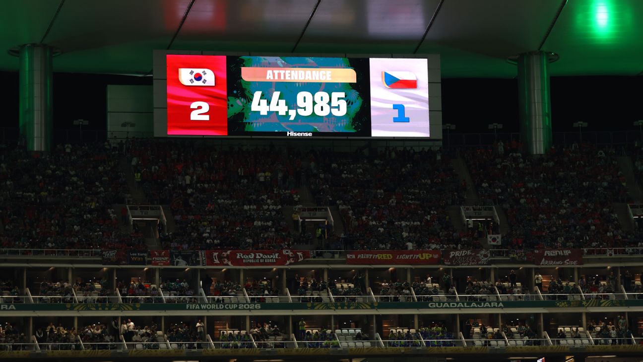 世界杯韩捷战满座数据遭质疑 FIFA为4.5万人数力辩